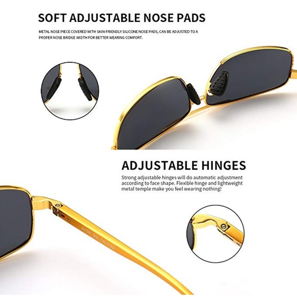 Men's "Boston" Lightweight Polarized Sunglasses - Picture 5 of 7